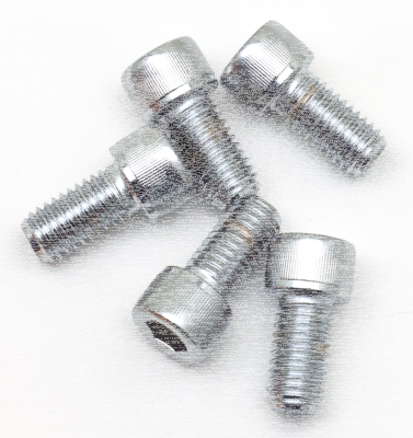5pck Chrome Allen screws 1/2-13x1" (FR)