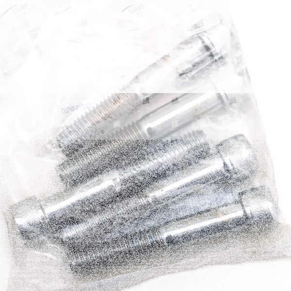 5pck Chrome Allen screws 1/2-13x3" (FR)