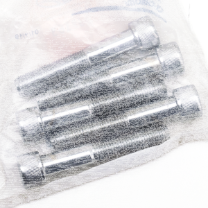 5pck Chrome Allen screws 7/16-20x2 1/2" (FR)