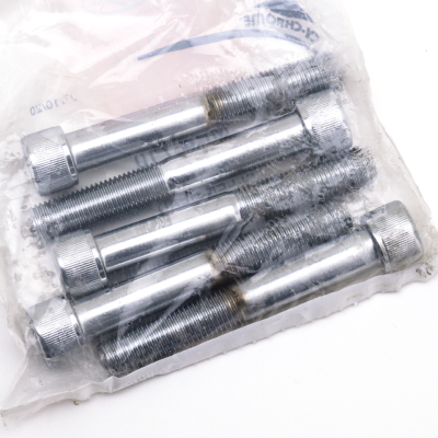 5pck Chrome Allen screws 7/16-20x3" (FR)