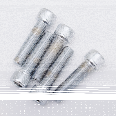 5pck Chrome Allen screws 1/2-20x2" (FR)