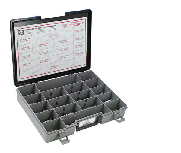 Assortm. Tray Larger button head screws (FR)