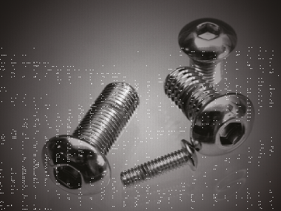 5pck Button head screws 3/8-16x2" (FR)