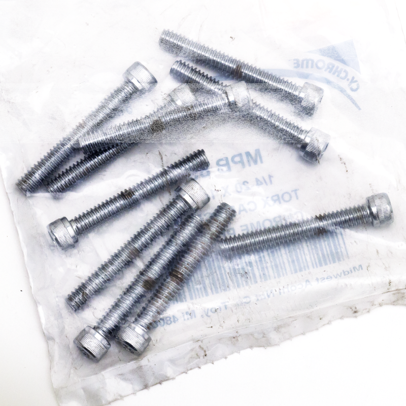 10pck Torx socket head 1/4-20x1 3/4",UNC (FR)