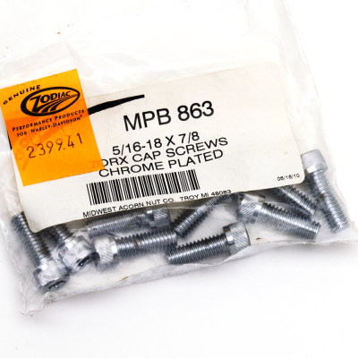 10pck Torx socket head 5/16-18x7/8", UNC (FR)