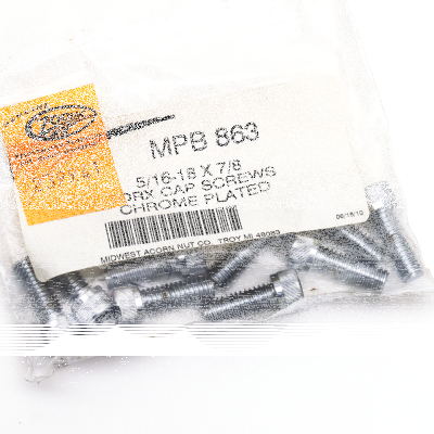 10pck Torx socket head 5/16-18x7/8", UNC (FR)