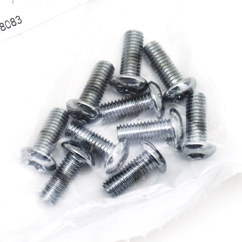 10pck Torx button head 10-32x1/2", UNF (FR)