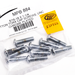 10pck Torx button head 5/16-18x1 1/4" (FR)
