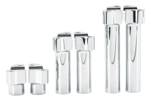 GZP Chrome Billet aluminum riser set (FR)