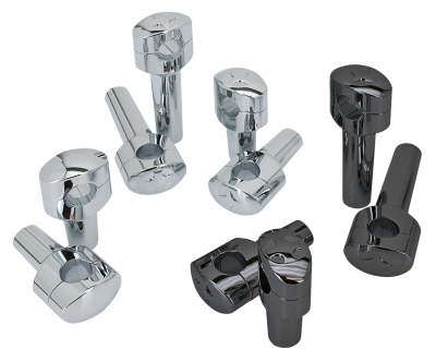 GZP Fusion oval risers 2" Lonestar Chrom (FR)