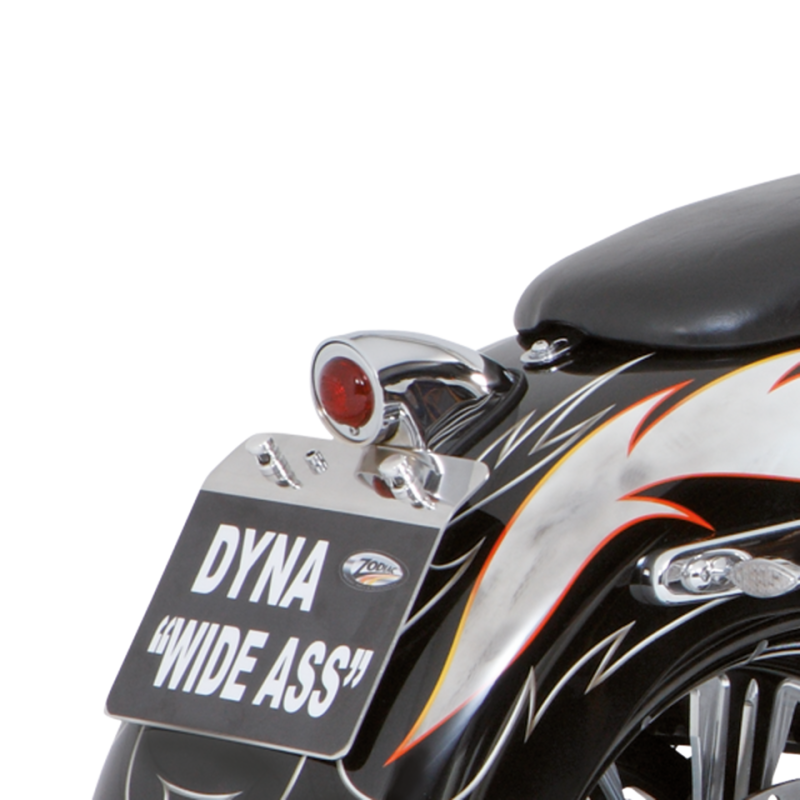 Sparto Taillight, Chrome  w/E-approval (FR)