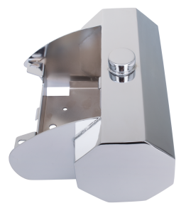 GZP Octagonal chromed oil tank center fi (FR)