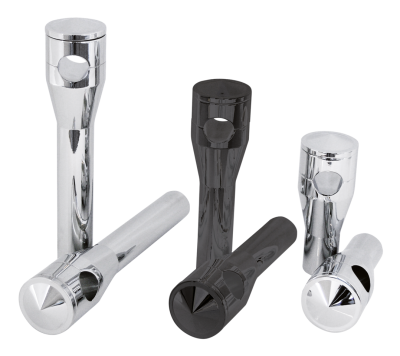 GZP Custom Detonator chrome 4" risers