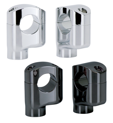 GZP Blk offset risers 3.25" high 1" bars (FR)