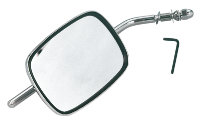 GZP Chrome long stem mirror FX/FL, ea (FR)