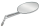 GZP Oval mirror solid stem R/H (FR)