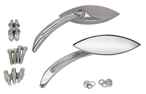 GZP Mirror set B Merlins narrow cateye (FR)