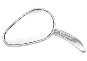 GZP Chrome Sweeping Teardrop mirror L (FR)