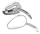 GZP Chrome Sweeping Teardrop mirror L (FR)
