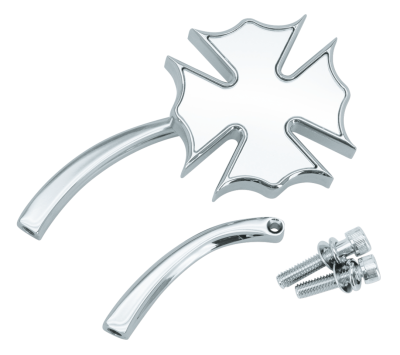 GZP Chrome Royal mirror w/curved stem (FR)