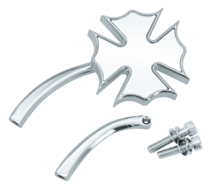 GZP Chrome Royal mirror w/curved stem (FR)