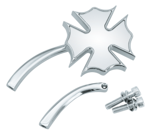 GZP Chrome Royal mirror w/curved stem (FR)