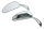 GZP Chrome Custom slimline mirror Lef (FR)