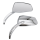 GZP Chrome Viper mirror set w/forged ste (FR)