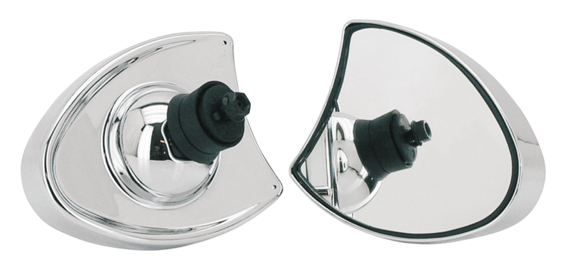 GZP Chrome BatWing 96-13 mirrors w/Light (FR)