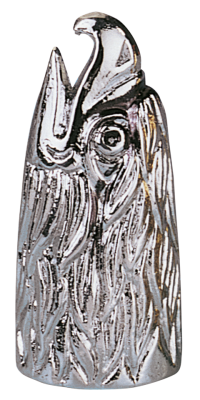 GZP Eagle head valve stem cover chrome (FR)