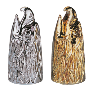 GZP Eagle head valve stem cover chrome (FR)