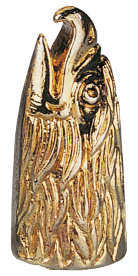 GZP Eagle head valve stem cover gold (FR)