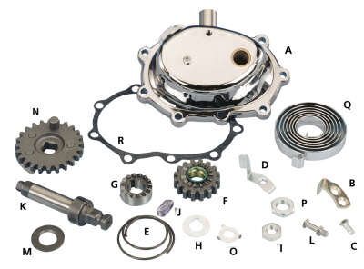 GZP 10pck Tab washer kick gear Big Twin (FR)