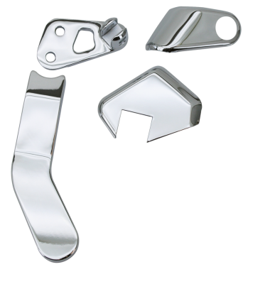 GZP Chr Passenger brckt & cover set FXD (FR)