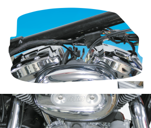 GZP Chrome rocker box kit XL04-up f/1 cy (FR)