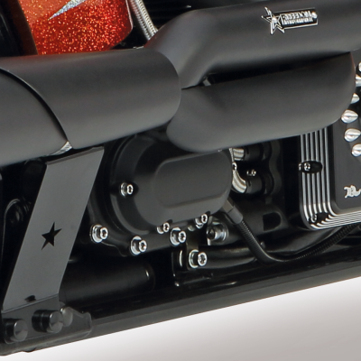 GZP matt Black clutch cover FXD06 BT07-u (FR)