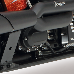 GZP matt Black clutch cover FXD06 BT07-u (FR)