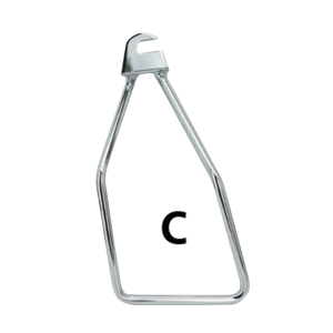 GZP Chr ZIP-Off bag supports F*ST00-17 (FR)