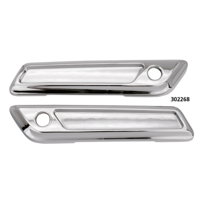 GZP Chr Radium latch cvr kit FLH/T14-UP (FR)