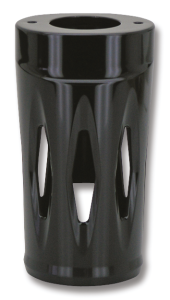 GZP Black Spitfire forkboots FLST86-17