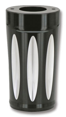 GZP Black cut Hornet forkboots FLSTF90-0