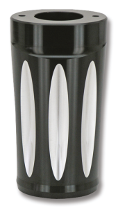 GZP Black cut Hornet forkboots FLSTF90-0