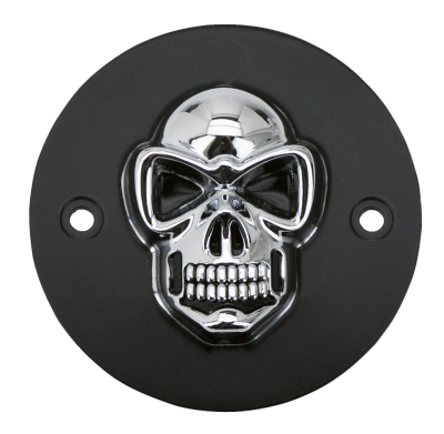 GZP Blk/chr skull points cover XL86-0 (FR)