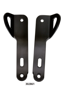 GZP blk tie-down bracket kit FLH/T14-UP (FR)