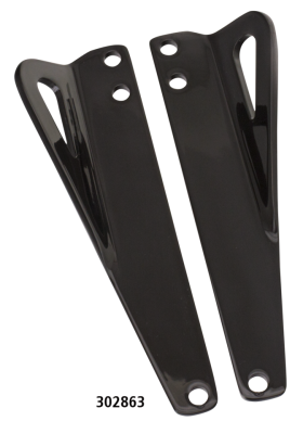 GZP blk tie-down bracket kit FLH/T95-13 (FR)