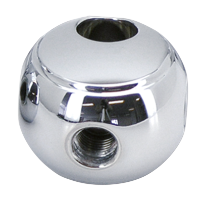 GZP Chr front round brake tee 3x 1/8NPT (FR)