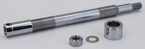 GZP Chrome front axle kit FXST07-up FLH0