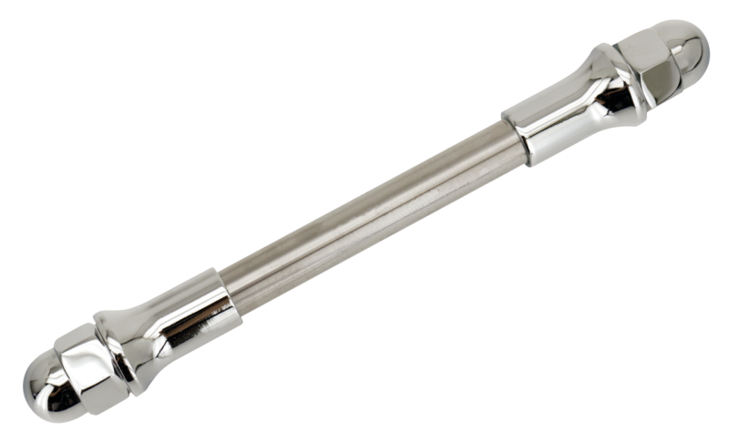 GZP Chr acorn style axle kit L=9"x.675" (FR)
