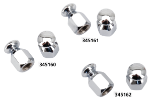 GZP Chrome bungee nut 5/16-18 UNC pair (FR)