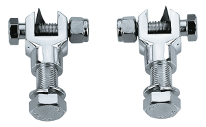 GZP Chrome footpeg supports w/hardwar (FR)